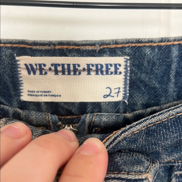 Free people prince street denim shirt size 27 NEW - Picture 6 of 9